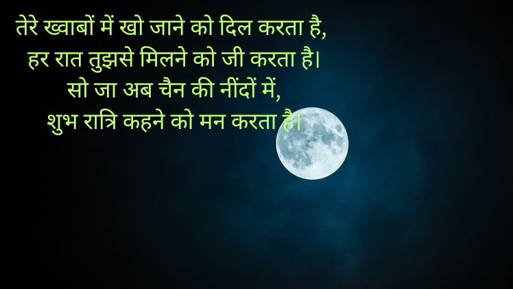 Good Night Shayari