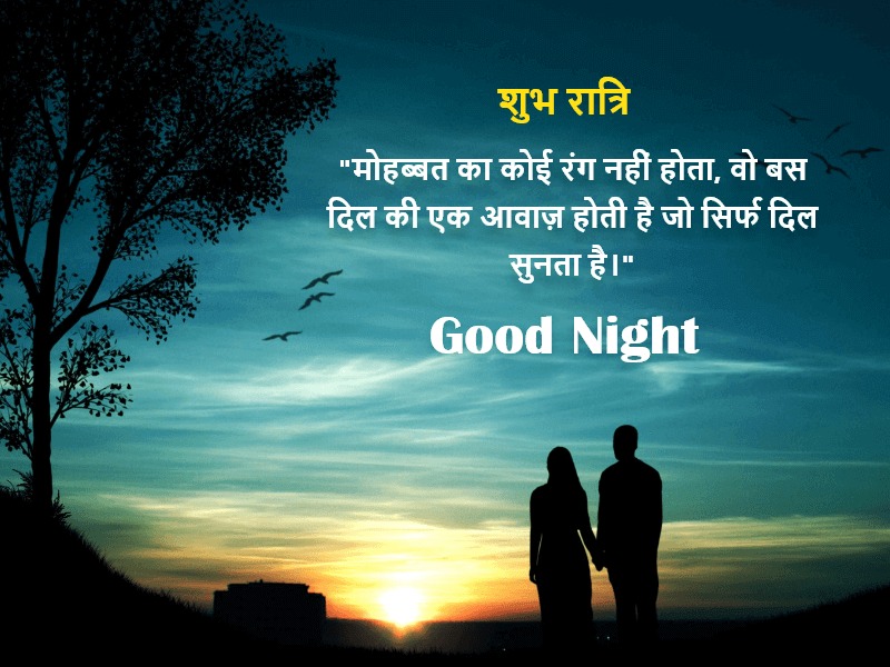 Night Shayari image