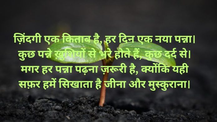 Zindagi Shayari in Hindi
