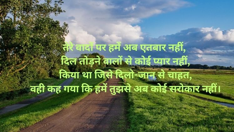 Bewafa Shayari Hindi