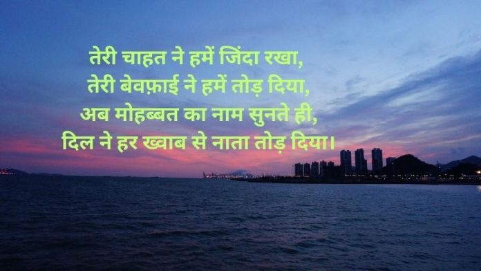 Bewafa Shayari in Hindi Thumnail
