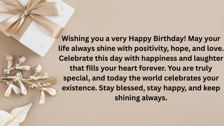 Happy Birthday Wishes in English
