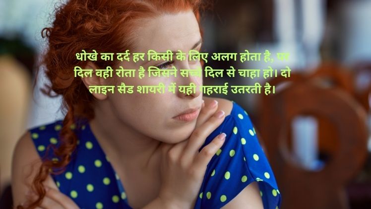 2 Line Sad Shayari in Hindi