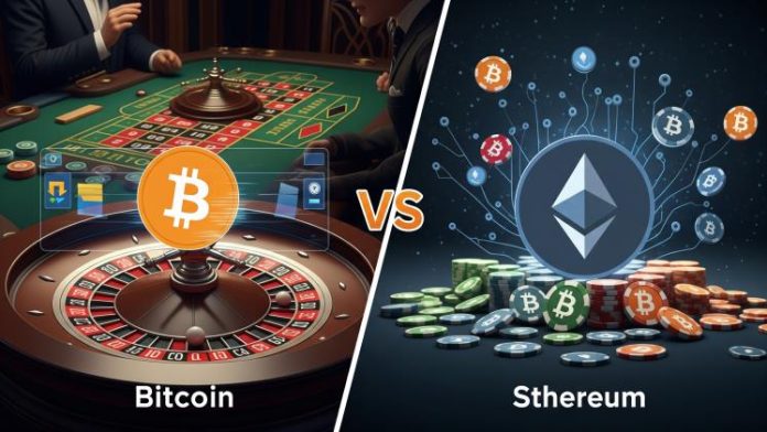 How does bitcoin roulette compare to ethereum-based gambling?